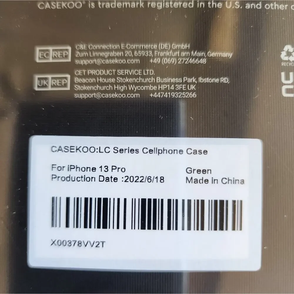 CaseKoo New IPhone 13 Pro Lightweight Sreen Protector New in‎ Package Sealed